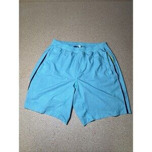 Lululemon Shorts Mens XL Pace Breaker Aqua Blue Lined 9” Athletic Gym Workout I1
